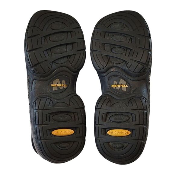 Merrell Primo Moc Dark Coffee Leather Air Cushioned Slip-on Shoe 8 - Picture 7 of 9